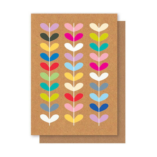 Elly Oak - Greeting Card - Colourful Petals