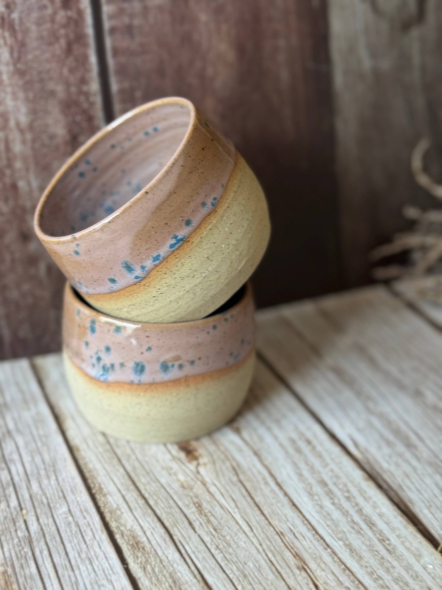 Wolf snd Clay - Mini Hug Mug - Purple with Speckles