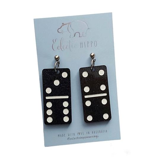 Eclectic Hippo - Earrings - Dominoes