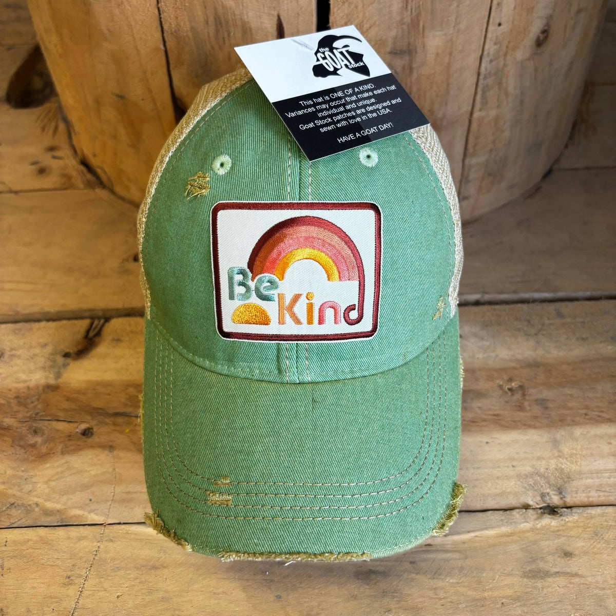 The Goat Stock - Hat - Be Kind (Rainbow)