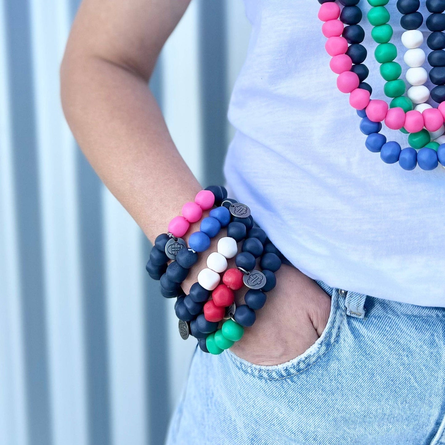 Greenwood Designs - Colour Block Rock Bracelets
