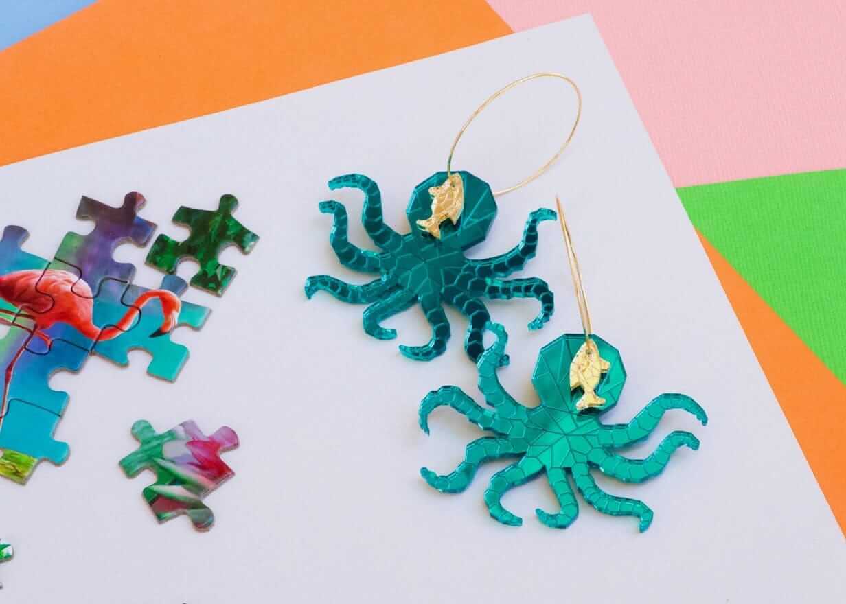 Little Geraldine -  Earrings - Octopus