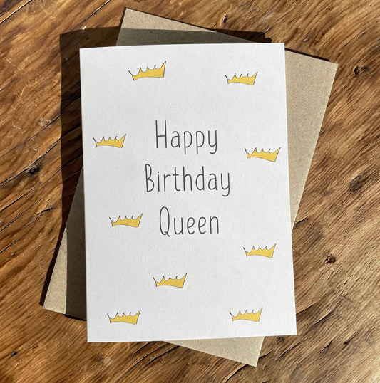To & From Cards - Greeting Card - Happy Birthday Queen