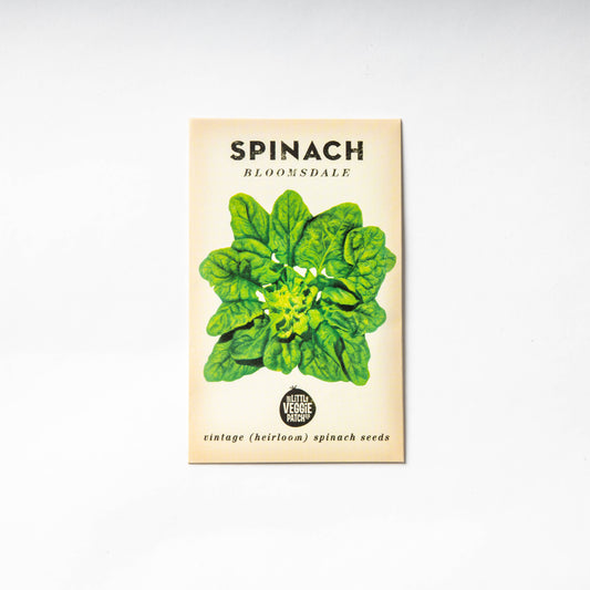 Little Veggie Patch Co - Heirloom Seeds - Spinach 'Bloomsdale'