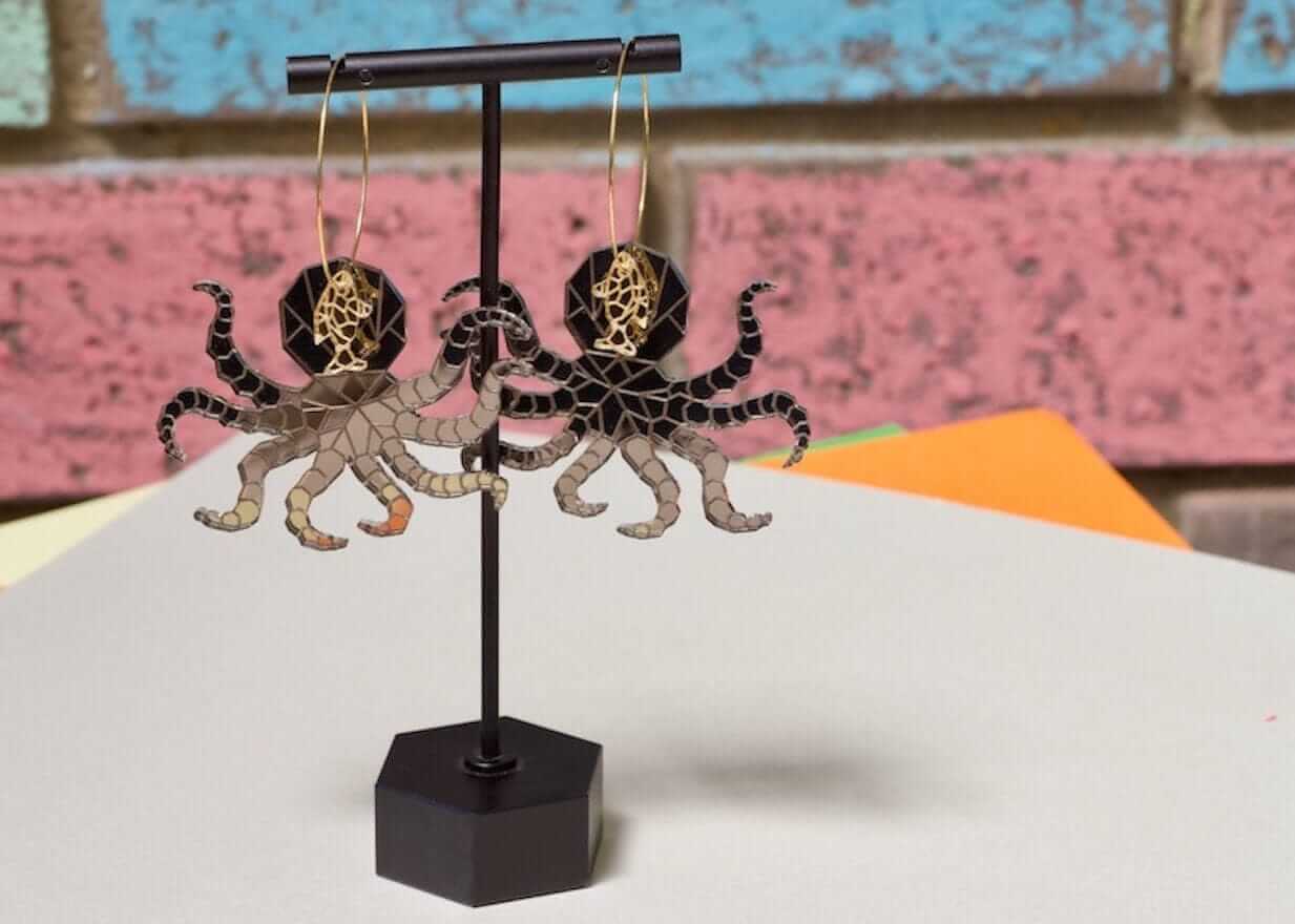 Little Geraldine -  Earrings - Octopus