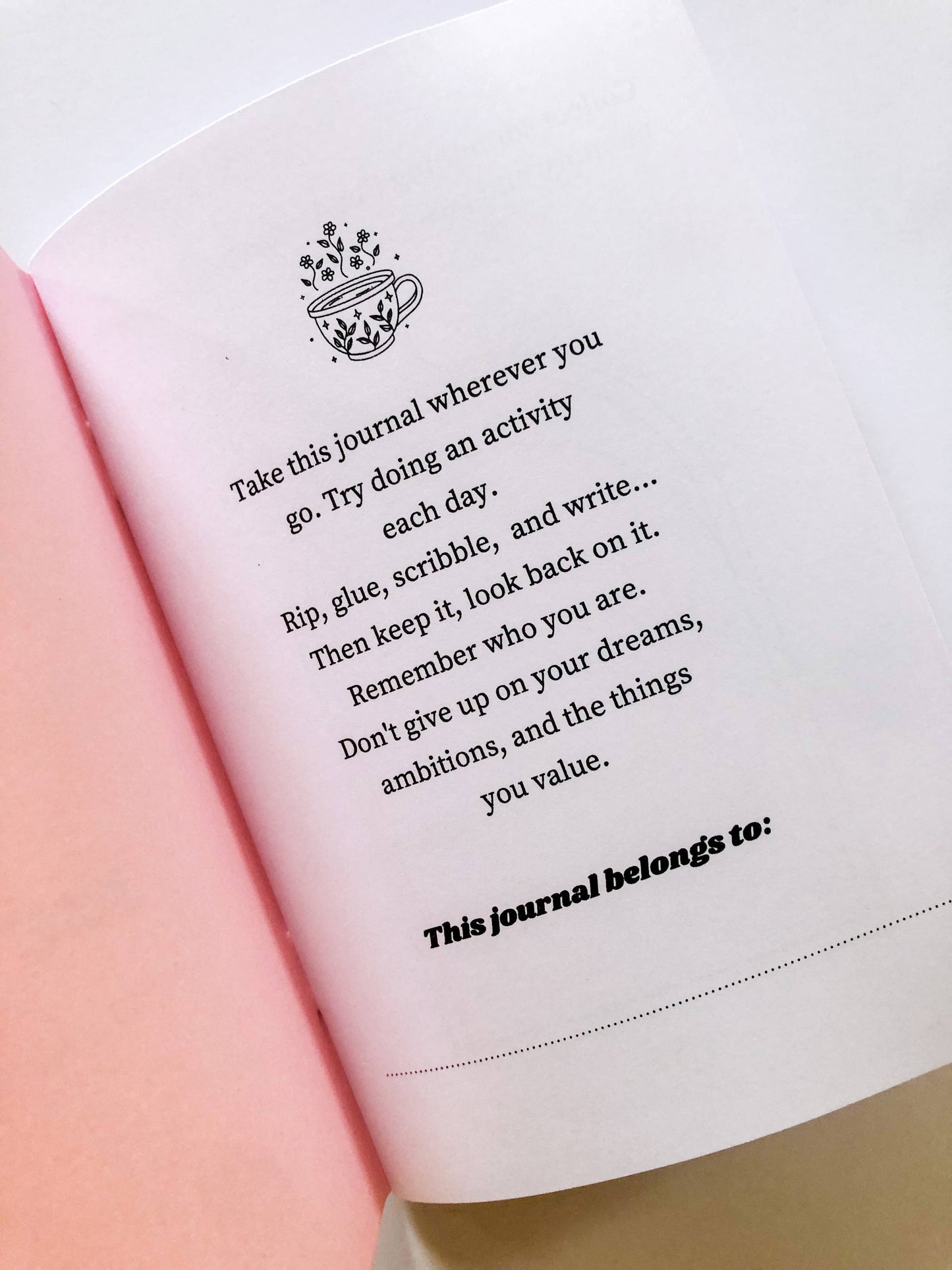 thankubody Press - Me: A Journal About You