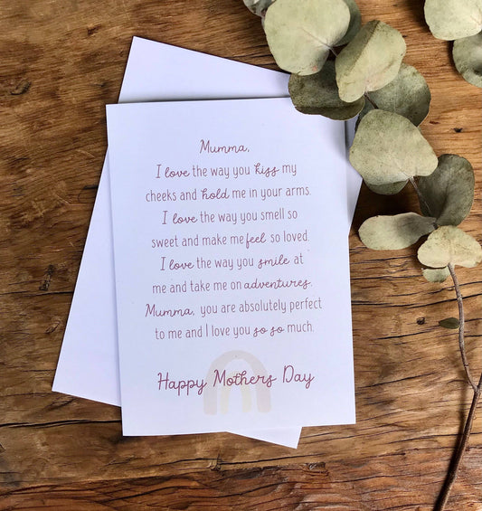 To & From Cards - Greeting Card - Mother’s Day Card | Baby Mumma
