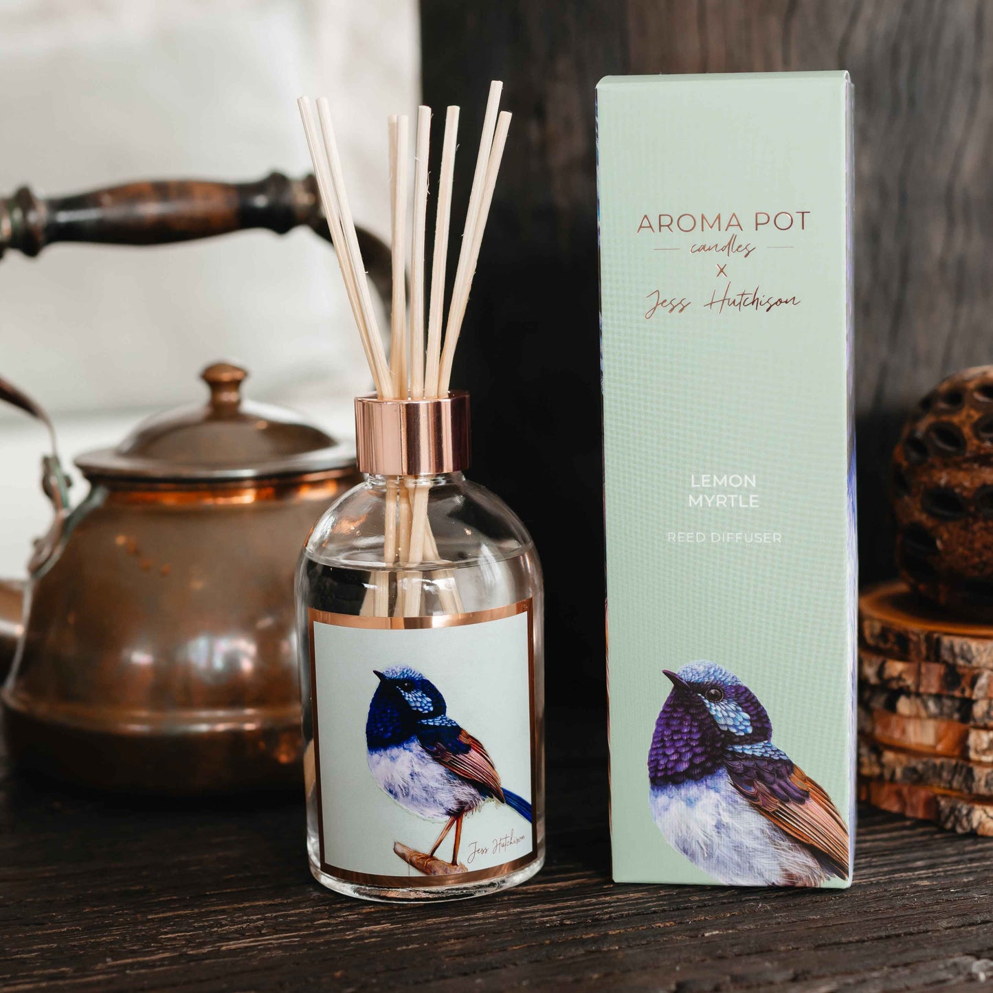 Aroma Pot - Reed Diffuser - Lemon Myrtle