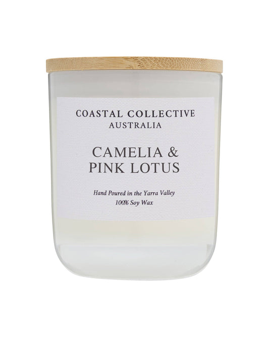 PRE-ORDER AVAILABLE - Coastal Collective Australia - Candle - Camelia & Pink Lotus