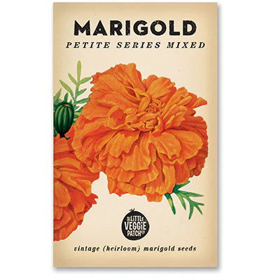 Little Veggie Patch Co - Heirloom Seeds - Marigold 'Petite Series Mixed'