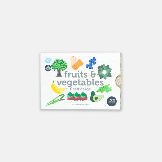 Two Little Ducklings - Flash Cards - Fruits and Vegetables