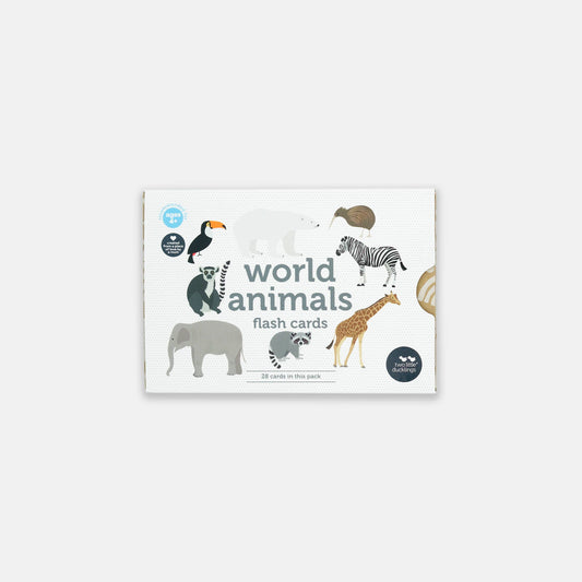 Two Little Ducklings - Flash Cards - World Animals
