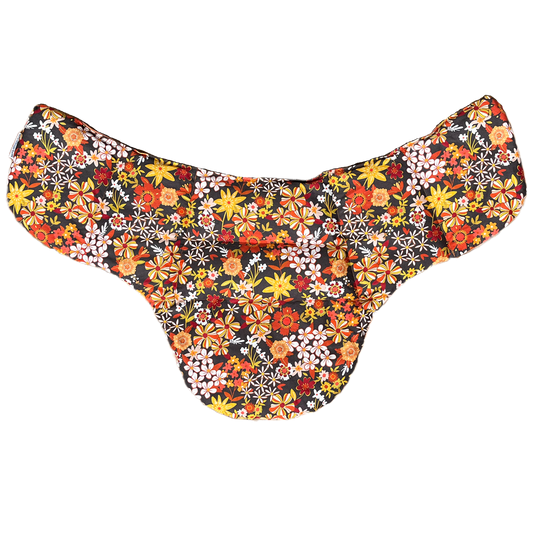 Neck Heat Pack - Groovy Flowers Black