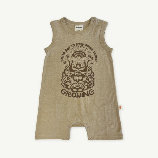 Banabae - Hemp/ Organic Cotton Playsuit - Keep Growing