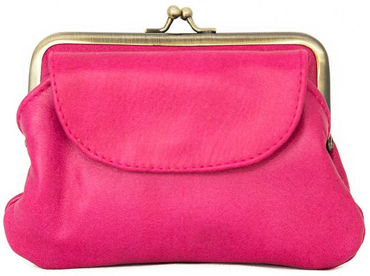 Empire of Bees - Penny's Leather Coin Purse - Pink