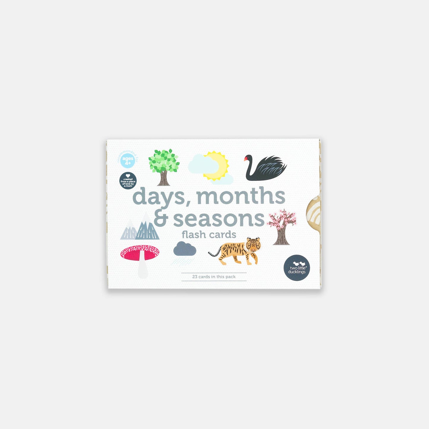 Two Little Ducklings - Flash Cards - Days, Months & Seasons