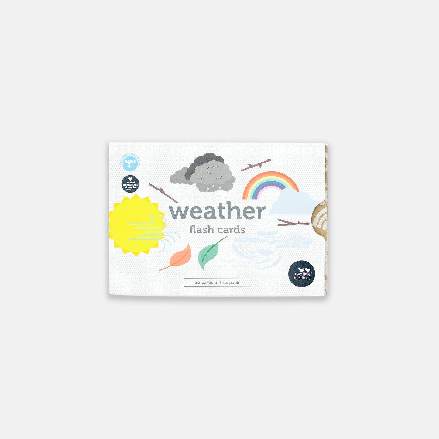 Two Little Ducklings - Flash Cards - Weather
