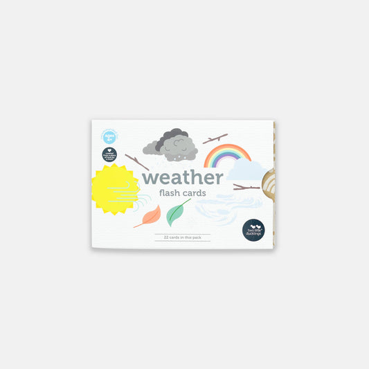 Two Little Ducklings - Flash Cards - Weather