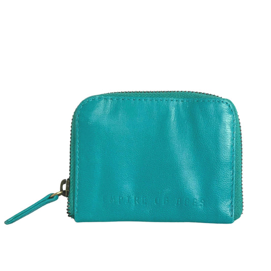 Empire of Bees - Claire Card Leather Wallet - Teal